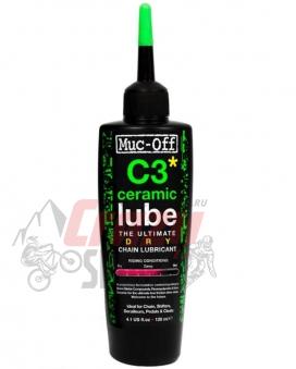 MUC-OFF Смазка для цепи 2021 C3 DRY Ceramic Lube 120ml