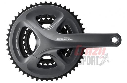 SHIMANO Система Claris, R2030, 175мм, ин.вал, 8ск., с защит. 50/39/30T