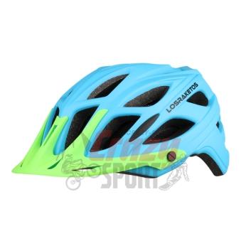LOS RAKETOS Велосипедный шлем COBRA NEON BLUE L-XL арт 47123