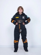 LUCKYBOO Комбинезон ASTRONAUT Series Черный (Размер YM) 23/24