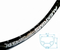 ALEXRIMS Обод двойн.,под диск,584х25мм,32 отв,черный,пистон,для DH,FR,триала,650гSUPRA BH 650 (2016)