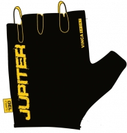 VINCA SPORT Перчатки велосипедные,VG 835 NEW JUPITER, черные с желтым, размер M