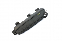 PROTECT Велосумка под раму M, серия Bikepacking, р-р 44х9х5 см, цвет черный (555-690)