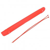 Crazy Cycling Защита пера от цепи, 225х30х20мм., Plastic, без лого, красная.142-RD