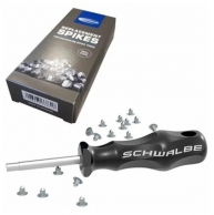 SCHWALBE Шипы сменные для зимних покрышек. Стальные шипы+ инструмент для установки 50шт.(05-5512,01)