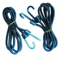 Резинка (5-273) на багажн. 2шт. 500х8мм с крючками для крепления, чёрные (2017)