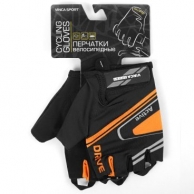VINCA SPORT Перчатки велосипедные,Drive orange, размер XXL, VG 927 Drive orange (XXL)