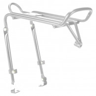 OSTAND Багажник 6-152200 CD-220 ПЕРЕДНИЙ регул. крепл. к тормозам V-брейк алюм.  серебристый