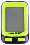 VINCA SPORT Велокомпьютер V-3500 лайм проводной, 12 функций, lime, инд.уп