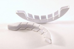 CRAZY Комплект бамперов для лыж Raider Белые