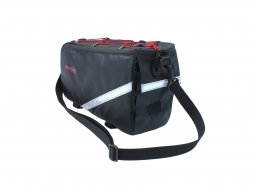 PROTECT Велосумка на багажник, ТЕРМО, р-р 35х22х15см, цвет черный. Серия CITY. TOURBIKE (777-127)