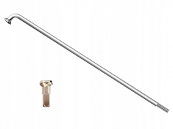 SPOKE Спица с нипелем стальная 14G L- 262mm, цвет серебро