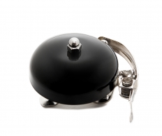 VINCA SPORT Звонок велосипедный, черный металлик, диаметр 53мм Vintage YL 03 black