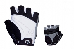 AUTHOR Перчатки Lady Comfort Gel черно-бело-серые S гель/лайкра/синт.кожа с петельк. (8-7130560)