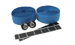 CLARK`S Лента на руль CHBT корковая+крепеж+заглушки на руль синяя