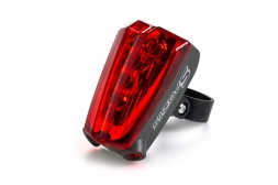 CRAZY Фонарь NELC EPLR064 с 2 лазерами - 2 режима, 5 светодиодов - 3 режима, без батареек 2хААА