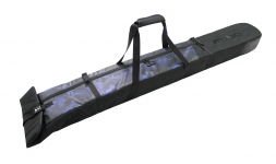 PROTECT Чехол для одной пары горных лыж 145-165х21х12 см, цвет синий принт. (999-013)