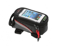 VINCA SPORT Сумка на раму FB 07, отделение для телефона, 160*85*75мм, красный кант