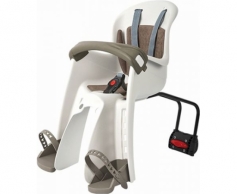 POLISPORT Сиденье детское BILBY JUNIOR FF на раму, бежевый/коричневый 8632000027