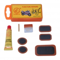 Аптечка 6-648254 5 заплаток+клей+терка  желтая