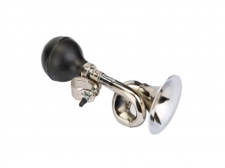 STELS Клаксон 86B-01 сталь/резина чёрно-хромированный