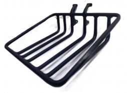 Велокорзина передняя аллюминиевая черная
