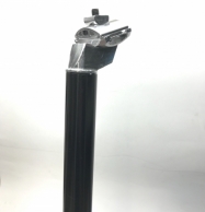 VLX Штырь-крюк подседельный VLX-SP01 алюм, Ø30,9х400мм, чёрный. VLX лого