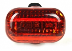 VINCA SPORT Фонарь задний VL 289Т (3 диода, 3 режима работы) с батарейками в комплекте