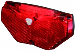 INFINI Фонарь задний CG-409R2 на багажник, 5 светодиодов, 3 функции, датчик света и движения