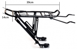 HORST Багажник (00-170327) алюм.H023 универ.с упорами на перья,сборный, подходит для диск торм. черн