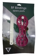 BLACK FIRE Набор верхний стреп + зубчатый ремешок, правый ANKLE STRAP w/LADDER STRAP SET_YOUNG LADY