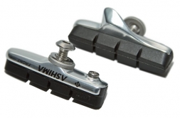 ASHIMA Колодки ARS45CR-P-HU-AL картридж чёрные, шоссейные 54мм совместимы с Shimano Dura-Ace BR-7800