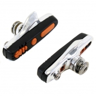 BARADINE Колодки ABS-01RC шоссейные картриджные чёрно-рыжие. ABS - system, для Shimano. 55мм.