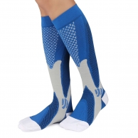 CRAZY Гольфы спортивные, Компрессионные, нейлон, Blue/White S-M