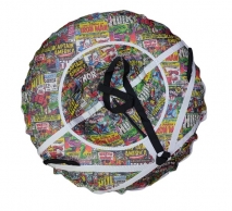 COURSE Надувные санки D110 см с рисунком Marvel