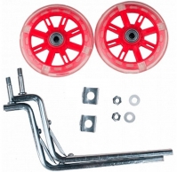 VINCA SPORT Колеса приставные HRS 03 red, усил. стойки - сталь на 12\