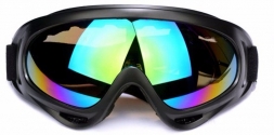 Маска горнолыжная (снегоход, сноуборд), линза темная, Black Size M/L (2018)