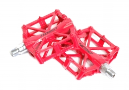 HORST Педали 00-170838 алюм. H36 широкие с 2-мя герм. промподш. 92*95*15мм, 420 г красные