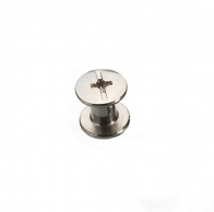 CRAZY Втулка резьбовая с винтом для установки бамперов, серебристая, 1шт (2020)