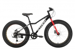 STARK Велосипед Rocket Fat 24.1 D  черный/красный 2024