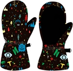 LUCKYBOO Варежки FUTURE Размер M (6-9 лет) Черные (2022)