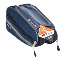 COURSE Велосумка МАСТЕР ТВИН на раму c чехлом для телефона синяя вс040.025.1.1