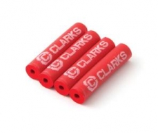 CLARK`S Защита рамы от трения рубашек FPX4 резин. трубочки 40мм 4шт. красные