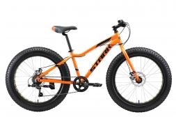 STARK Велосипед Rocket Fat 24.1 D оранжевый/черный 2024