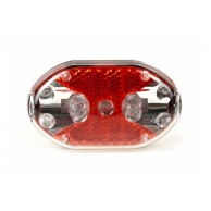 VINCA SPORT Фонарь задний VL 500T (9 диодов), 3 режима работы, инд.уп.