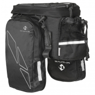 M-WAVE Сумка 5-122312 на багаж. с бок. карман.+отдел-е д/фляги с плеч. ремнем V=16л (20) черно-серая M-WAVE Сумка 5-122312 на багаж. с бок. карман.+отдел-е д/фляги с плеч. ремнем V=16л (20) черно-серая