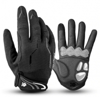 COOL CHANGE Перчатки длин. палец GEL  Хлопок,Полиэстер   р L Black/Gray