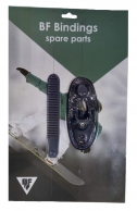 BLACK FIRE Набор верхний стреп + зубчатый ремешок, левый BF snowboards 2018-19 LEFT ANKLE STRAP w/LA