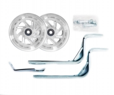 VINCA SPORT Колеса приставные HRS 03 white, усил. стойки - сталь на 12\