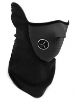 Лицевая маска с клапаном, горнолыжная (снегоход, сноуборд), Black (18/19)